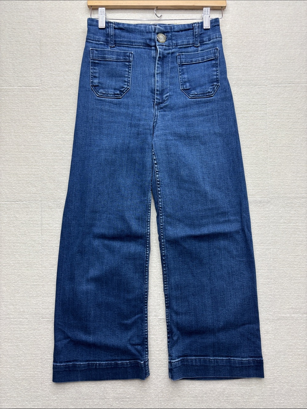 Maeve | Colette 26 Wide Leg Women's Jeans in Deep Blue